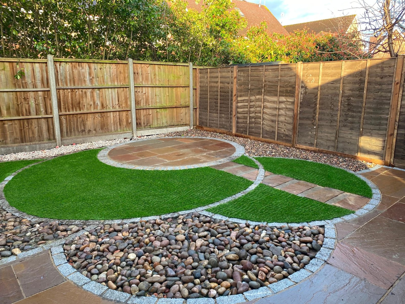 Garden — turf & stone